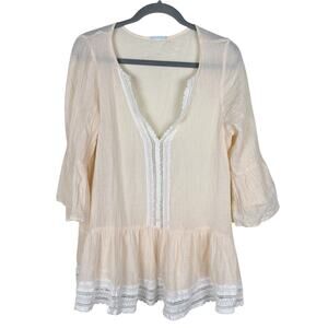 Eberjey Summer of Love Cotton Tunic Top Medium Large